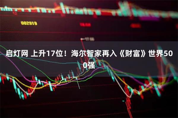 启灯网 上升17位！海尔智家再入《财富》世界500强